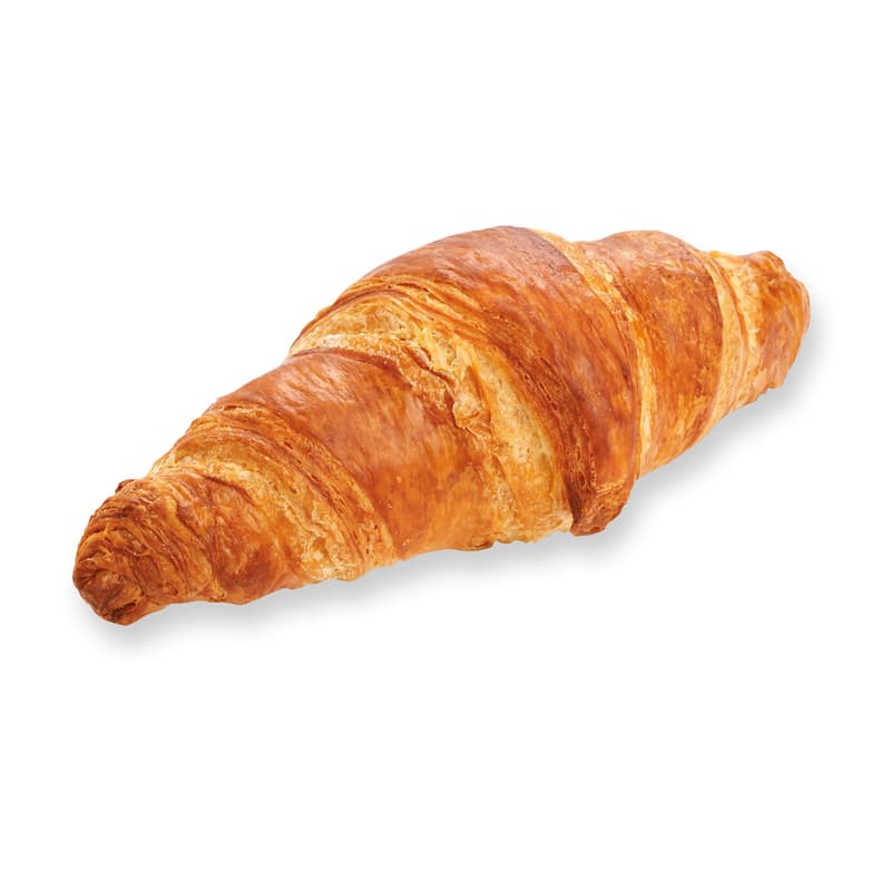 Classic buttered croissant