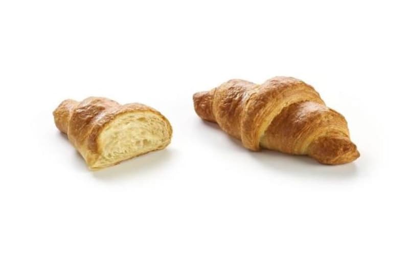Classic buttered croissant