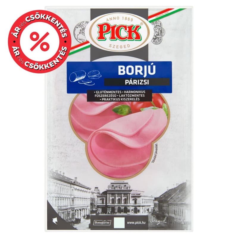 Pick calf parisian sliced pg.