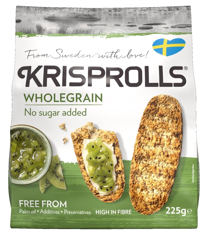 Krisprolls Teljeskiőrlésű Ropogós Kenyérke Hozzáadott Cukor Nélkül