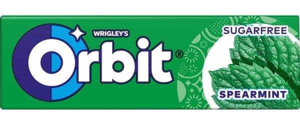 Orbit Spearmint mentaízű cukormentes rágógumi édesítőszerrel