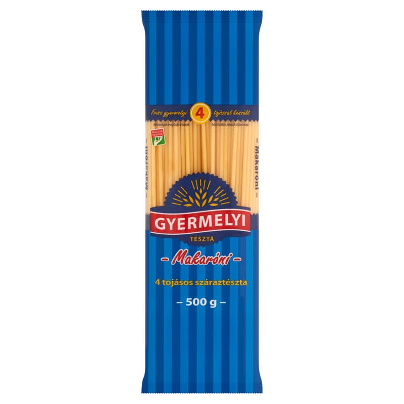 Gyermelyi 4 tojásos Makaróni