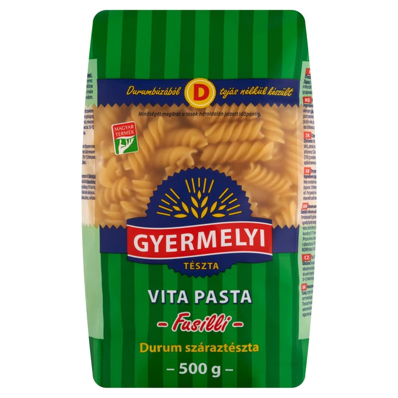 Gyermelyi Vita Pasta durum Spindle