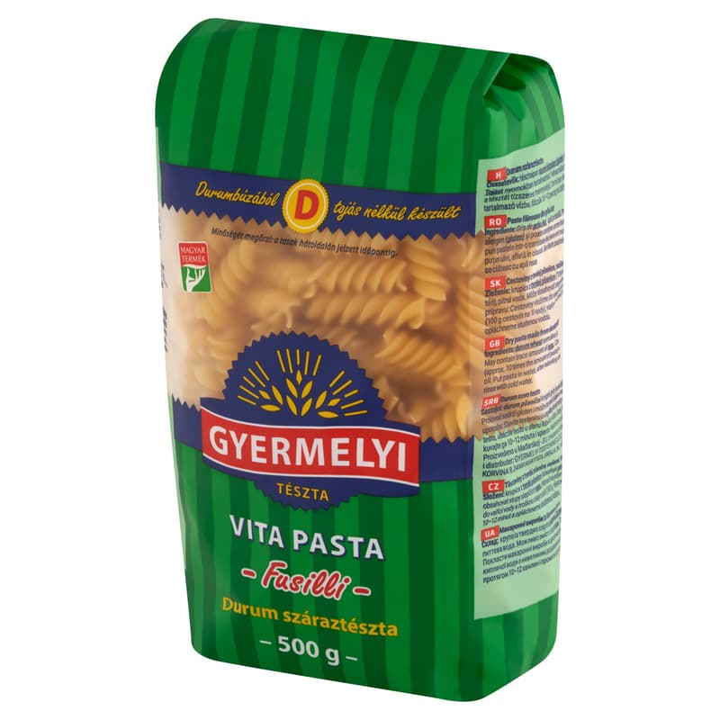 Gyermelyi Vita Pasta durum Spindle