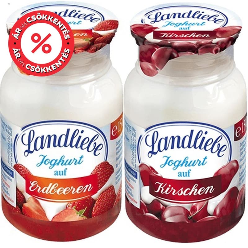 Landliebe Joghurt, többféle ízben