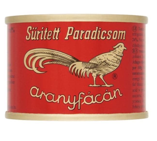 Aranyfácán sűrített paradicsom