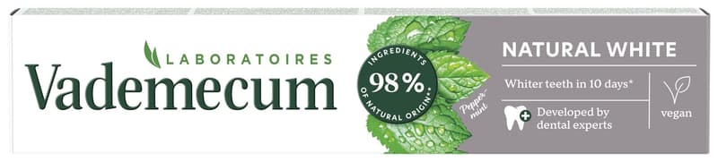 Vademecum Fogkrém fekvőtubusos Natural White (fehérítő fogkrém)