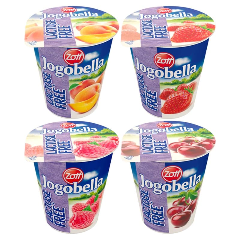 Jogobella Laktózmentes joghurt többféle ízben