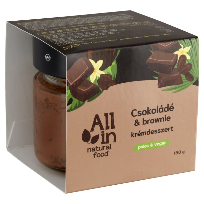 All in Natural Food Csokoládé&Brownie krémdesszert