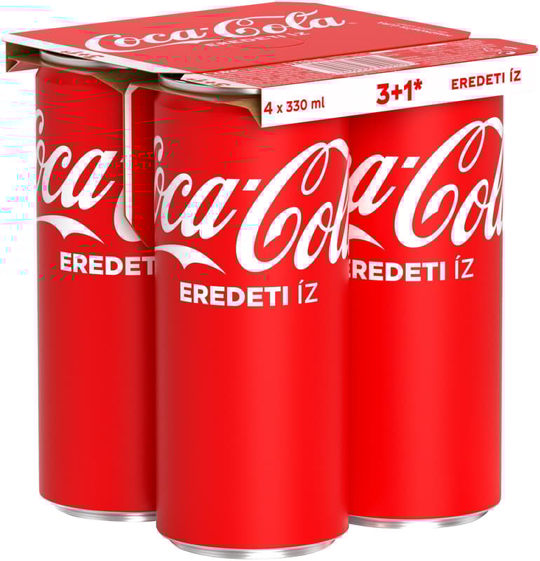 Coca-Cola colaízű szénsavas üdítőital 4 x 330 ml