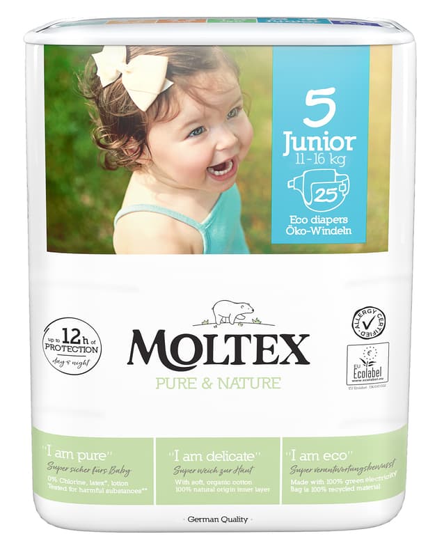 MOLTEX Pure & Nature ECO pant diaper 11-25 kg (size 5)