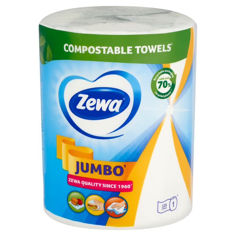 Zewa Jumbo háztartási papírtörlő 2 rétegű 1 tekercs