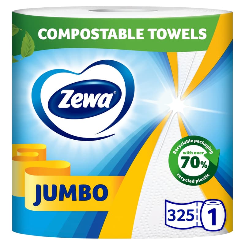 Zewa Jumbo háztartási papírtörlő 2 rétegű 1 tekercs