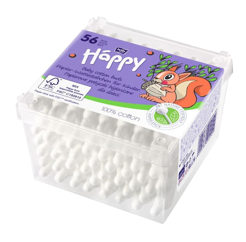 BELLA baby happy safety ear swab with brick box
