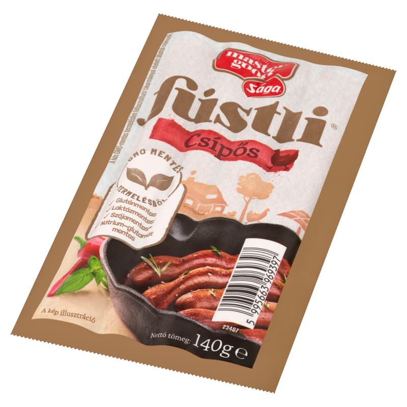 Master Good Füstli füst ízesítésű és csípős, virsli Jalapeno paprikával