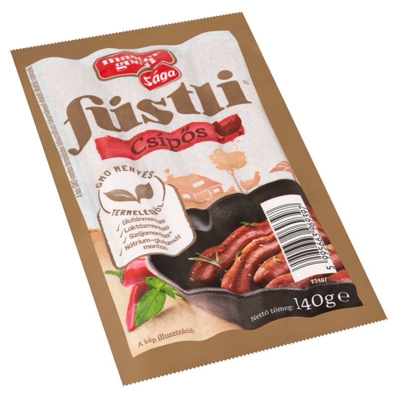 Master Good Füstli füst ízesítésű és csípős, virsli Jalapeno paprikával