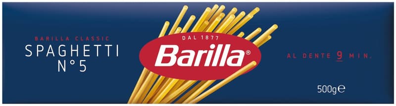 Barilla Spaghetti dry durum pasta
