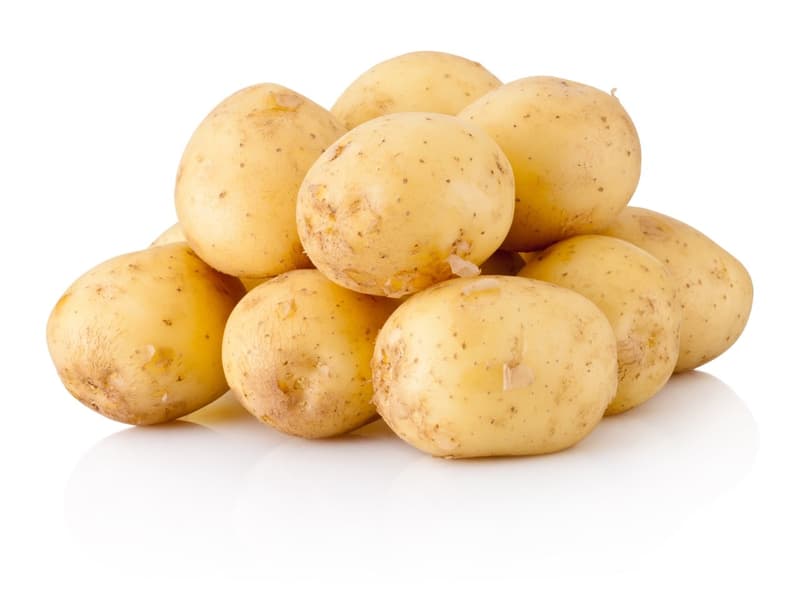 Hungarian new crop yellow skin potato, packed