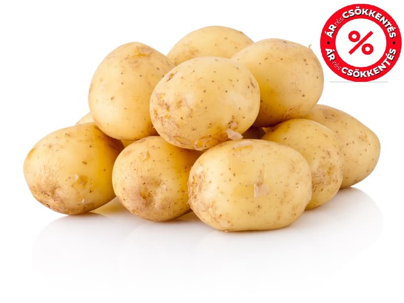 Hungarian new crop yellow skin potato, packed