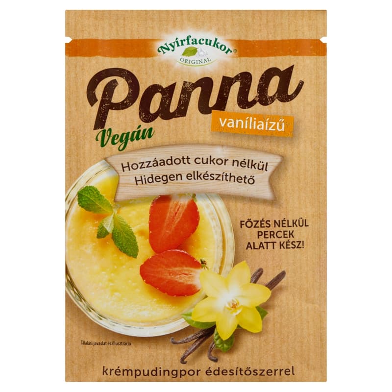 Nyírfacukor Panna - Vaníliaízű krémpudingpor édesítőszerrel
