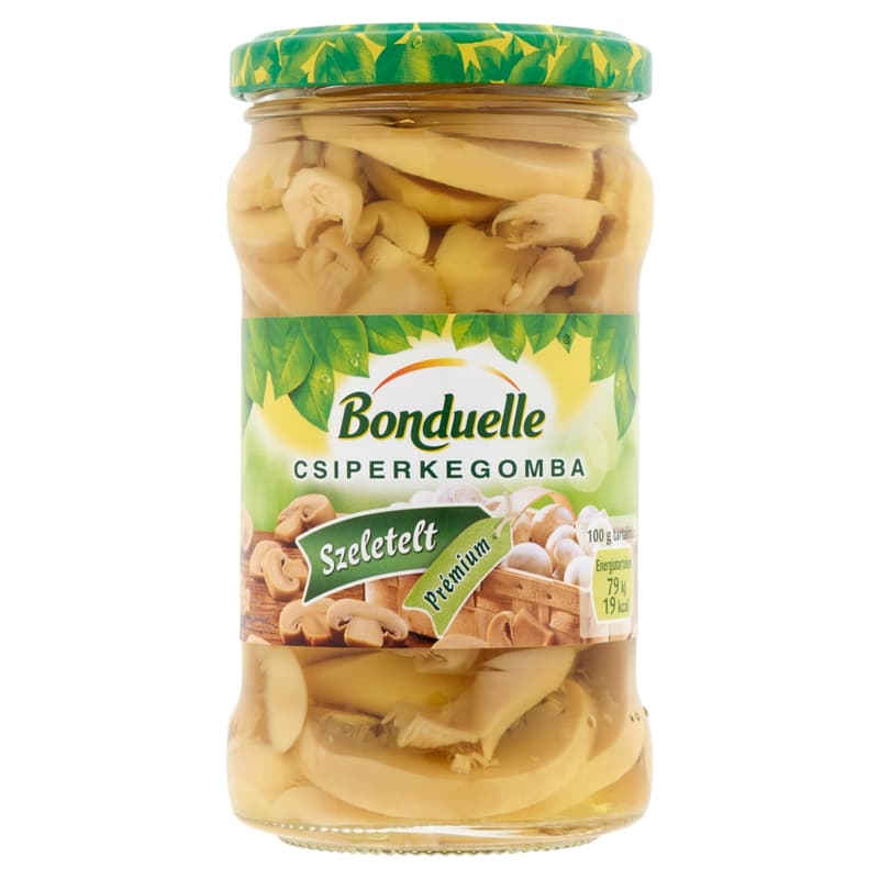 Bonduelle szeletelt gomba üveges (280 g)
