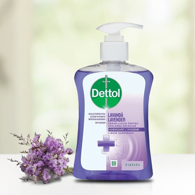 Dettol Pumped Liquid Soap Soothing Lavender