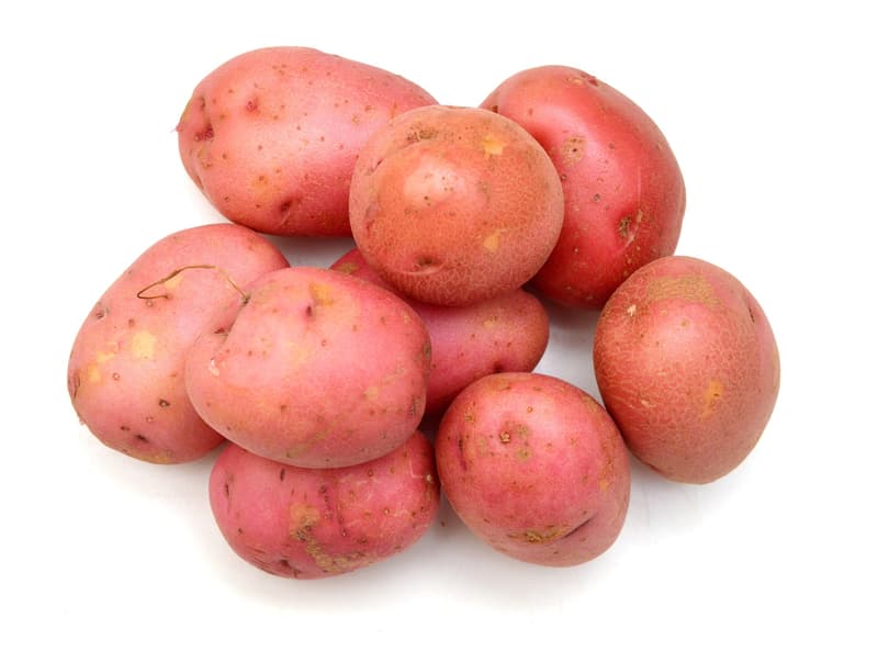 Red skin potatoes, packed
