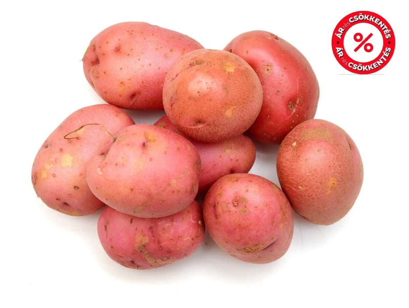 Red skin potatoes, packed