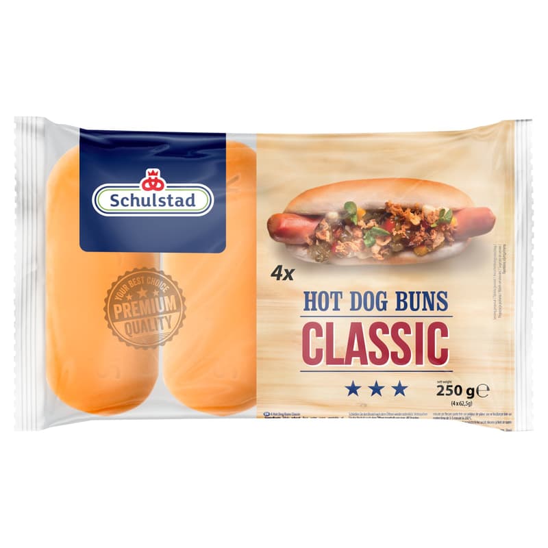 Schulstad Classic Hot dog kifli (4 db)