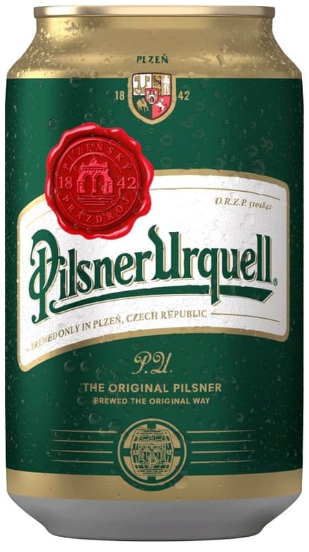Pilsner Urquell quality light beer 4.4%
