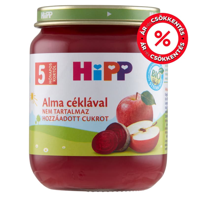 Hipp BIO Alma céklával 5 hónapos kortól