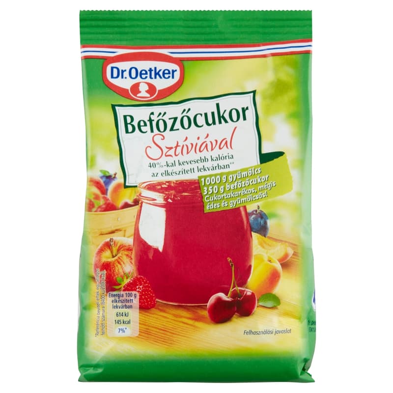 Dr. Oetker Befőzőcukor Sztíviával