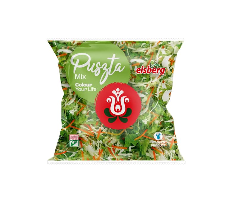 Eisberg Puszta friss saláta és zöldségkeverék
