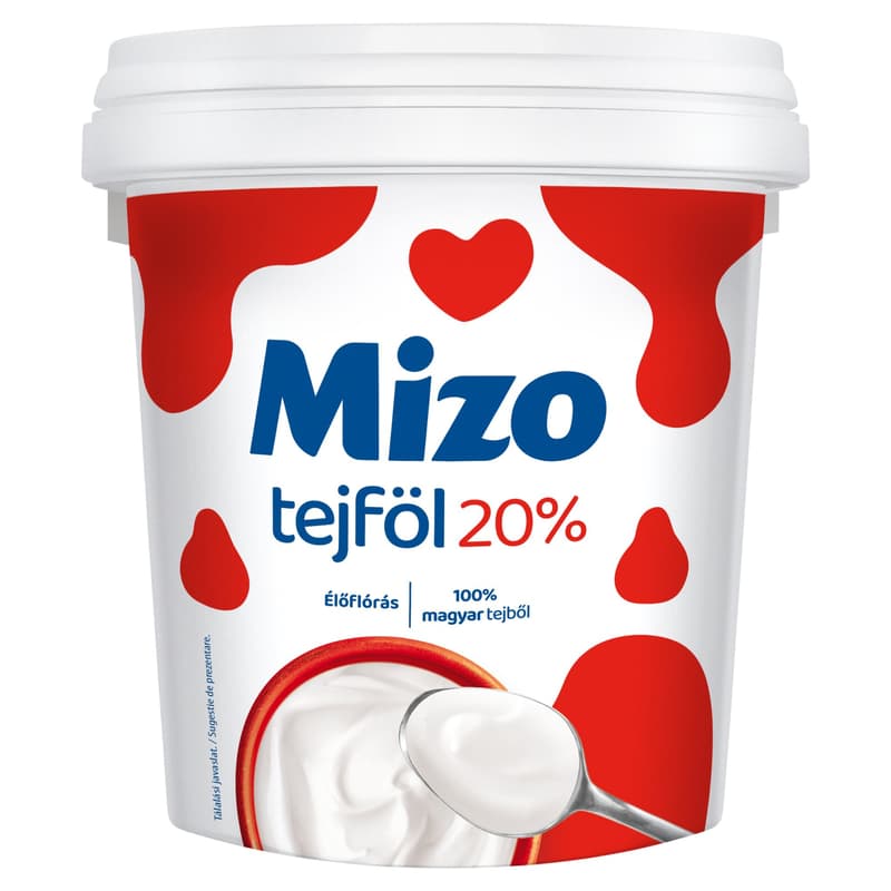 Mizo Vödrös Tejföl 20%