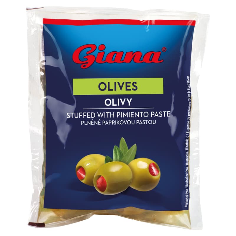 Giana Olive green with paprika cream