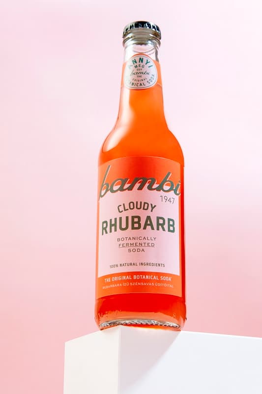 BAMBI Cloudy Rhubarb prémium kraft üdítőital