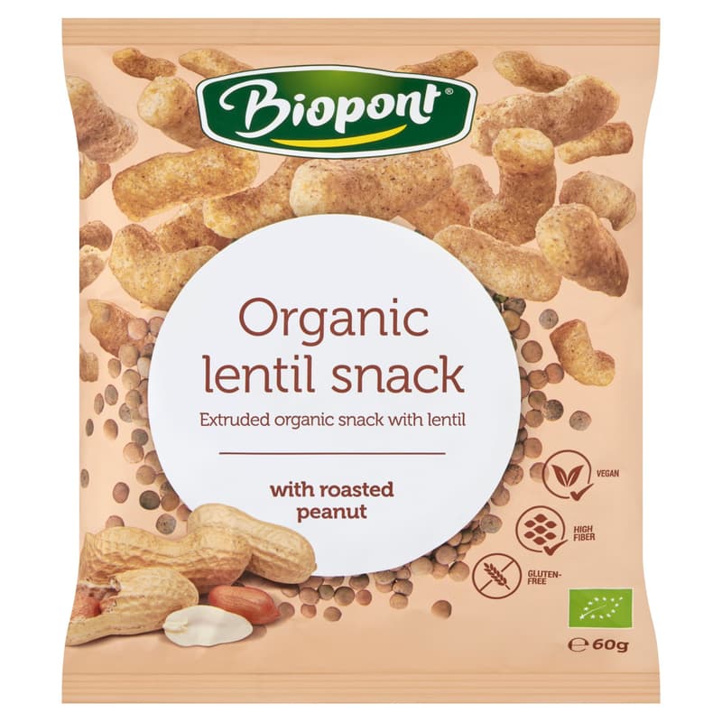 BIO Extruded lentils with peanuts (gluten free)
