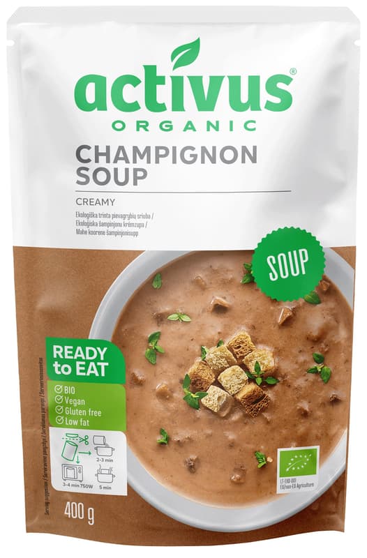 Activus BIO Vegán gombakrémleves