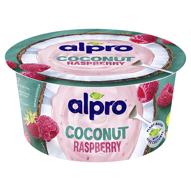 Alpro Raspberry Flavoured Coconut Based Alternative to Yogurt