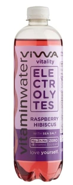 Viwa Vitaminwater málna-hibiszkusz ízű, energia- és szénsavmentes üdítőital