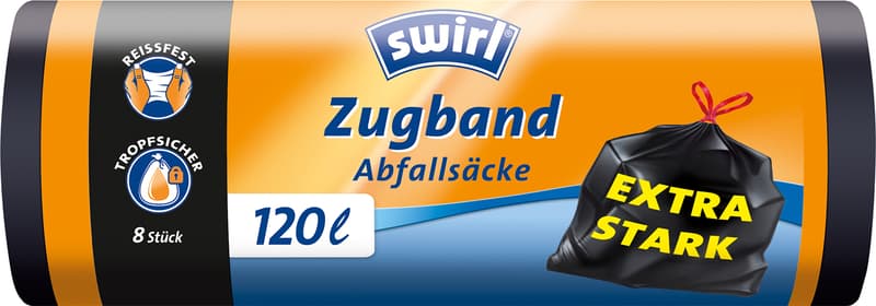Swirl Extra strong garbage bag 120L