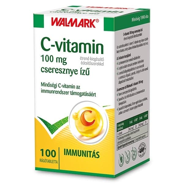 Walmark C-Vitamin gyerekeknek cseresznye ízű rágótabletta