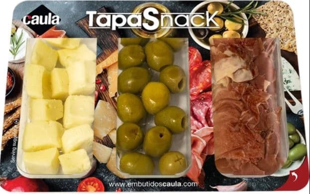Caula Tapas jamon, olívák és sajt
