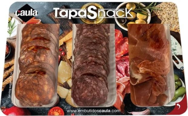 Caula Tapas serrano ham, chorizo