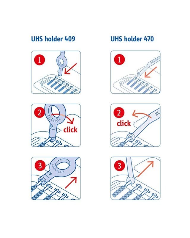 Curaprox CPS 06 Prime Start fogköztisztító kefe + kétféle tartónyél