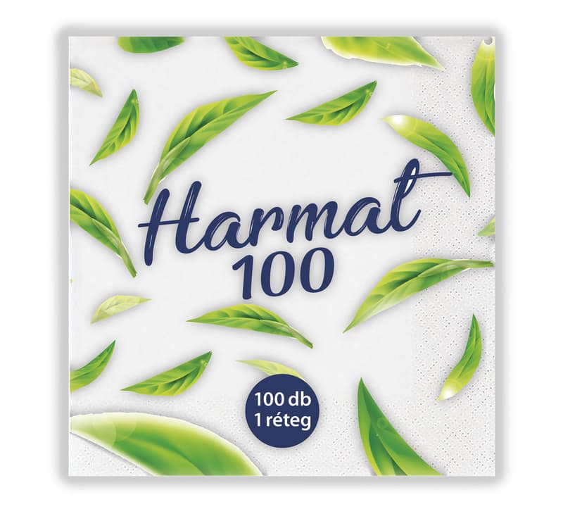 Harmat 1-ply white napkin