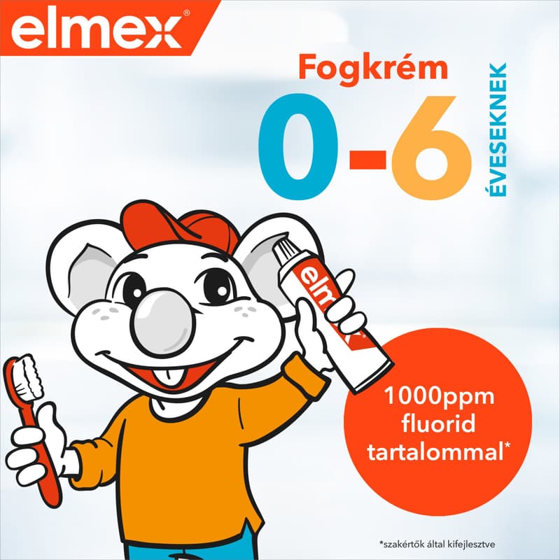 elmex Kids gyerek fogkrém 0-6 éves gyermekeknek