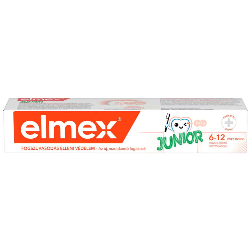 elmex Junior gyerek fogkrém 6-12 éves gyermekeknek