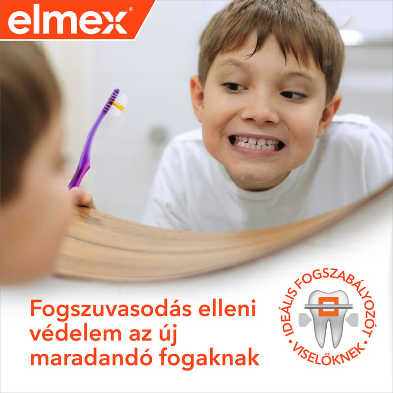 elmex Junior gyerek fogkrém 6-12 éves gyermekeknek
