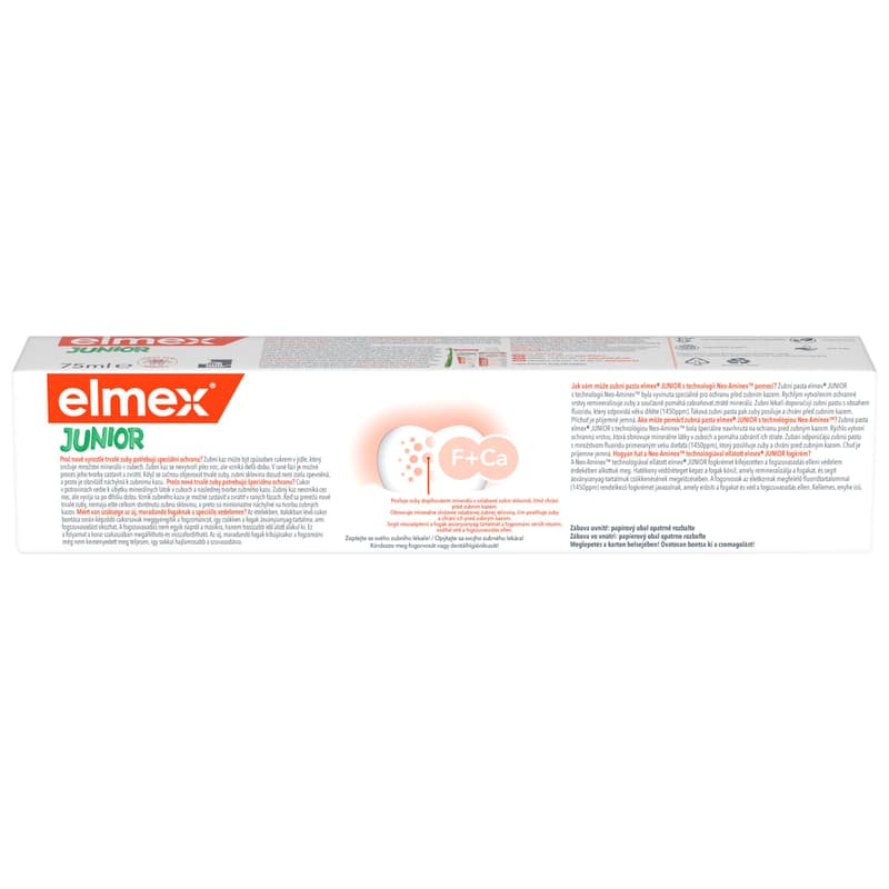 elmex Junior gyerek fogkrém 6-12 éves gyermekeknek